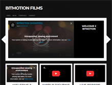 Tablet Screenshot of bitmotionfilms.com